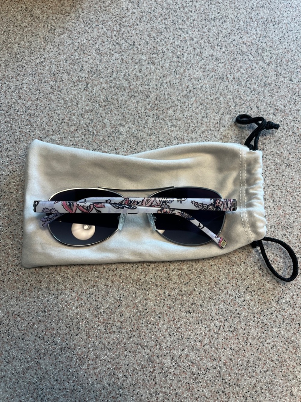 Vera Bradley Aviator Sunglasses Hummingbird Park Polarized - Picture 2 of 11